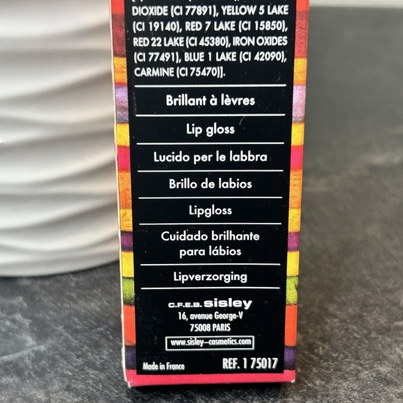 NEW Sisley Phyto Lip Eclat Care Lipgloss - 7 GOLDEN Full Size HTF - Picture 9 of 13